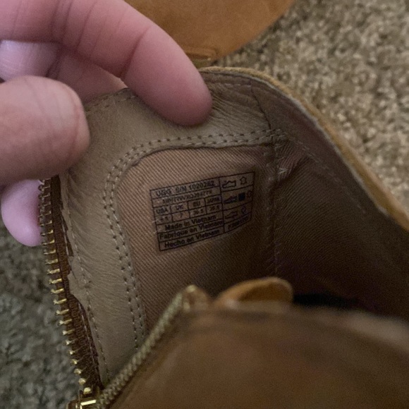 UGG GLEE DARK CHESTNUT SHOES - Picture 4 of 6